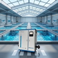 Fabrieks-RAS zeewater desinfectie- en zuiveringsmachine, aanpasbare capaciteit, aquacultuur apparatuur, omgekeerde pomp, drukvat