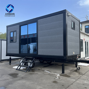 Prefab phẳng gói container nhà nhanh chóng gấp ra phẳng gói đúc sẵn 20ft có thể gập lại xách tay Modular Tiny nhà trại - Product Image 3