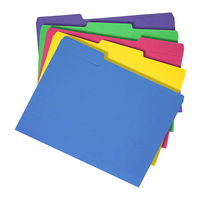 Carpeta de Archivo con Clip y Logotipo Personalizado, Organizador de Documentos de Dos Bolsillos, Ranura para Tarjetas de Visita, Colores Surtidos, Tamaño A4/Carta