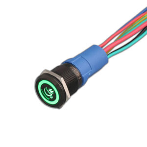 10a高電流パワー金属プッシュスイッチボタン防水Ip67 22mm瞬間スタートボタンコーヒーメーカー用 - Product Image 1