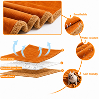Couverture imperméable tissée écologique pour animaux de compagnie, réversible en polaire Sherpa, protection de meubles pour chiens et chats de petite, moyenne et grande taille
