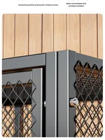 Cage à oiseaux en métal de luxe, grande capacité, facile à nettoyer, belle et durable, adaptée à tous les types d'oiseaux et de perroquets