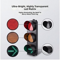Feu de signalisation routière LED 3 couleurs 300 mm personnalisé par une usine avec 10 ans d'expérience, indicateur de direction de flèche de véhicule, lampe de signalisation routière premium