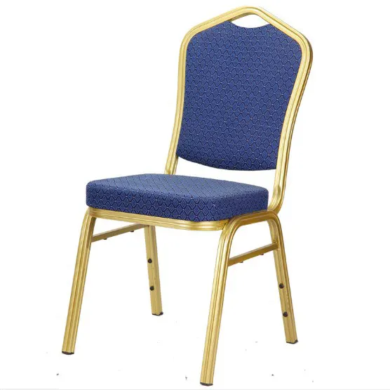 Дешевый металлический Банкетный Свадебный стул из штабелируемой ткани оптом