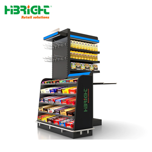 منصة أمامية للكاشير في السوبر ماركت مع أرفف فولاذية ومنصة للترويج والخصومات - Product Image 4