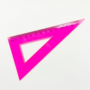 Juego de Reglas Geométricas de Alta Calidad para Material Escolar, 4 Piezas, con Transportador de 180 Grados para Estudiantes de Geometría - Product Image 3