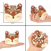 Jouet en mousse de polyuréthane OEM ODM, jouet souple en forme de dessin animé, moulage personnalisé en mousse PU, personnage mignon à rebond lent, jouet anti-stress