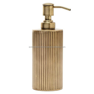 Juego de Baño Antiguo de Cobre, Dispensador de Loción de Acero Inoxidable, Papelera, Caja de Pañuelos, Jabonera, Bandeja para Toallas, Soporte para Cepillo de Dientes - Product Image 4