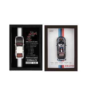 โมเดลกล่องภาพพิมพ์สามมิติรูปรถยนต์ <span class=keywords><strong>1</strong></span>:<span class=keywords><strong>32</strong></span> ของตกแต่งบ้าน ของสะสม ของขวัญ ของประดับตกแต่งบ้าน พร้อมกรอบรูปจำลอง - Product Image 1