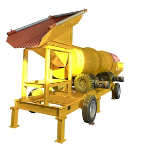 Laveuse à tambour rotatif à petite échelle à haut rendement 5 Tph, Trommel à or haute efficacité, Nettoyage puissant de l'argile - Product Image 1