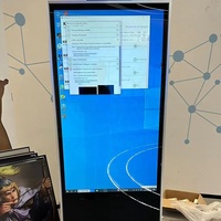 Écran LED intérieur Moniteur Lcd Kiosque publicitaire Panneau de lecteur Affichage numérique permanent au sol Signalisation pour centre commercial