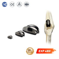 Kit médical de remplacement de prothèse orthopédique vétérinaire du genou, ensemble d'instruments pour la remplacement de la gorge rotuliennes (PGR) pour la chirurgie des animaux de compagnie