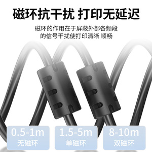 Câble d'imprimante Usb 2.0 A mâle B mâle, connexion de données par fil de cuivre de 1m pour ordinateur personnel - Product Image 5