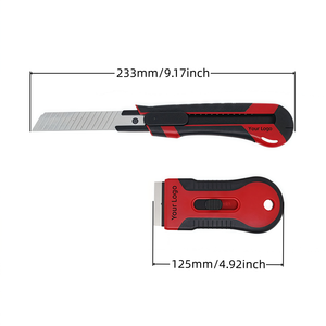 Retail-Ready Utility <b>Knife</b> and <b>Scraper</b> Set Soft-Grip Handles , Designed for Supermarket Tool Aisles and Private Label Program - Product Image 5