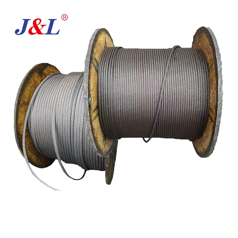 JULIドリルケーブルワイヤーロープ切断構造非亜鉛メッキ鋼の描画および亜鉛メッキ鋼線サウンド標準パッケージJ & L