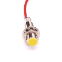 Capteur de proximité inductif M12 à température étendue, capteur de proximité inductif cylindrique PNP haute température 24V