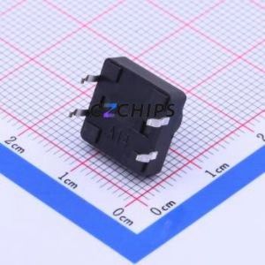 K2-1103DP-J4SW-04 Tactile Switch Through hole-4P,12x12mm Switch Single Pole Single Throw Round Button 2.5N Through Hole - Product Image 2