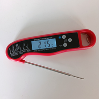 Termometer Daging Digital Bacaan Instan dengan Casing Plastik Tahan Air & Layar LCD untuk Memasak, Barbekyu, dan Penggunaan Dapur