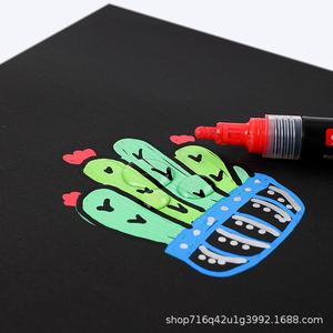 3 وضع علامات أكريليك سميكة لوضع علامات على الخشب والحجر والسيراميك على مادة بلاستيكية للرسم - Product Image 4