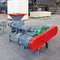 Ligne de production de briquettes de charbon de bois 180 avec extrudeuse et moteur, capacité 1T/h - Meilleures ventes