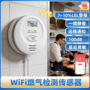 Detector de Gas Inteligente Tuya, 5V, Montaje en Techo, Sensor de Alarma WiFi para Seguridad en el Hogar y la Cocina - Product Image 4