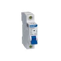 Disjoncteur Miniature Monophasé CHINT 1P CA Meilleure Qualité 250V Unipolaire G1 pour Rail DIN Type C CB MCB
