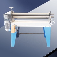 Mini machine à rouler les tôles électrique personnalisée Pliage des tôles Tuyau acier inoxydable fer aluminium 3 rouleaux