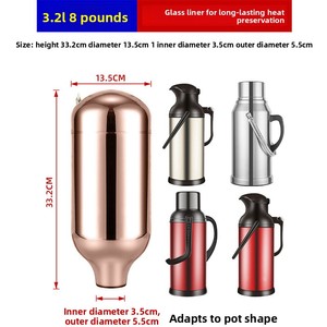 Fabricante Mayorista de Fábrica: Recambio de Vidrio Aislado de Doble Pared de Varios Tamaños para Termo, Botella de Vacío y Jarra de Vacío - Product Image 3