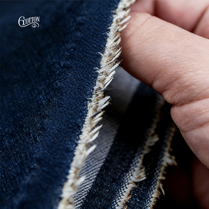 Tissu en <span class=keywords><strong>denim</strong></span> de coton épais SIXCOTTON 14,8 oz, sergé indigo 190 cm, tissé pour vestes, jeans, vêtements de travail, Tela <span class=keywords><strong>Denim</strong></span> Pesada Algodon - Product Image 4