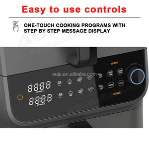 AOJA Consumer Report Best <span class=keywords><strong>Cosori</strong></span> <span class=keywords><strong>Freidora</strong></span> de aire de doble pila 10l Eléctrica <span class=keywords><strong>Sin</strong></span> <span class=keywords><strong>aceite</strong></span> <span class=keywords><strong>Freidora</strong></span> de aire doble inteligente Digital con cesta Doble - Product Image 2