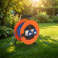 Prise de panneau angulaire 16A 230V 2P+E IP44, prise femelle, prise de panneau CEE, connecteur industriel bleu