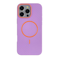 Étui d'aspiration magnétique à motif de vague pour iPhone 16 17 TPU Skin Friendly Feel Case