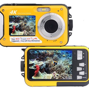 กล้องดิจิตอลกันน้ำ XHX 4K 48MP ออโต้โฟกัส หน้าจอ LCD คู่ ใช้งานใต้น้ำได้ - Product Image 2