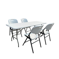 Chaise pliante en plastique robuste moderne, portable et empilable, pour mariage, banquet, événement, conférence, formation, école et parc