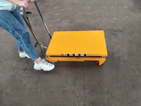 Chariot élévateur à ciseaux hydraulique mobile Zhongxiang 150 kg avec roues, taille personnalisable, utilisation facile et sécurisée
