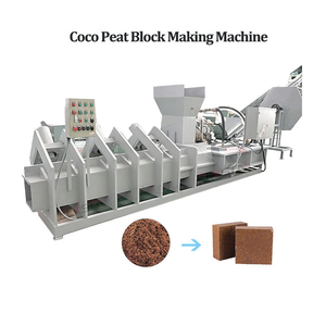 Máquina Automática para Hacer Bloques de Fibra de Coco con Transportador, Máquina de Prensa de Fibra de Coco, Máquina para Hacer Ladrillos de Fibra de Coco - Product Image 1