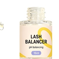 Solution Équilibrante pH Végane 15ML pour Rehaussement de Cils et Lamination des Sourcils – Neutralisant – Emballage Exclusif Marquable pour Salons