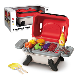 Nouveauté : Ensemble de jeu de cuisine BBQ pour enfants, <span class=keywords><strong>jouet</strong></span> de simulation de <span class=keywords><strong>chef</strong></span>, barbecue d'extérieur pour enfants - Product Image 1