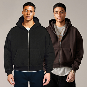 <span class=keywords><strong>Sudadera</strong></span> con capucha y cremallera estampada de alta calidad al por mayor, unisex, tipo jersey, de felpa, para hombre, talla grande, tejido de rizo, invierno, ODM, 360GSM - Product Image 2
