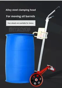 Manueller LKW-Transporter 350kg/450kg Ölfass-Hebevorrichtung Vierrad-Handkipper OEM Anpassbar - Product Image 2