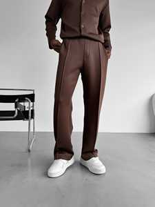 Pantalon TN personnalisé pour homme, coupe ample, tissu de plongée, 95% polyester, 5% élasthanne, jambe droite, pantalon le plus vendu - Product Image 6