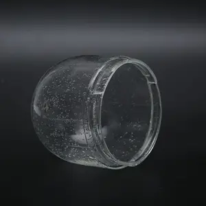 Paralume in vetro a baionetta trasparente fatto a mano con piccole bolle di Design industriale francese decorazione per la casa diretta in Cina