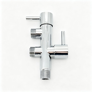Vanne d'angle moderne en acier inoxydable pour robinet, contrôle de l'eau, accessoires de salle de bain de haute qualité, économie d'eau, vente en gros - Product Image 2