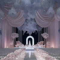 Personnalisé Fer Air Auditorium Plafond Décoration Mariage et Hôtel Lampe Disposition Lustres Pendentif Lumières Boule Suspension Lampe