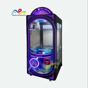 Fábrica atacado Prêmio Arcade Game Crazy Toy 2 Coin Pusher Key Master Crane Claw Machine