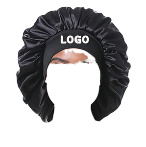 Bandeau de luxe en satin de soie pour femme, Durag, Bonnet personnalisé avec logo, Bonnet grand format durable avec accessoire de cheveux assorti - Product Image 3