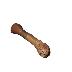 Bamboo Root Teapot Brush Cylinder Shape Coffee Brown Tea Ceremony Tool Zhejiang Origin - Product Image 5