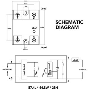 DC-AC Solid State Relay SSR-25DA 25A Single Phase Module, <b>12V</b> DC Control to 220V AC Load <b>Switching</b> for Industrial & DIY Projects - Product Image 3