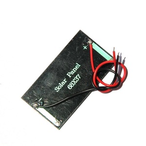 Masuyoshi Mitsu <b>Solar</b> <b>Panel</b> 68x37mm 0.3W 5V 60mA Epoxy Coated With Wires For 3.7V Battery Recharge - Product Image 3