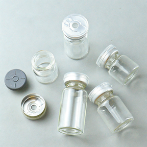 Vial Estéril de Polvo Liofilizado de Péptidos Premium con Tapa de Vidrio Personalizada, Ecológico y Duradero para Materia Prima Cosmética al por Mayor - Product Image 1